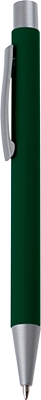Gumírozott fém golyóstoll - Sötétzöld