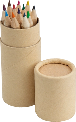 Színes ceruzakészlet (12 db) - Bézs