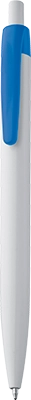 Fehér műanyag golyóstoll - Kék