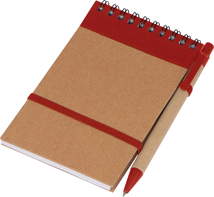 To-do notesz golyóstollal - Piros