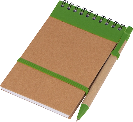 To-do notesz golyóstollal - Zöld