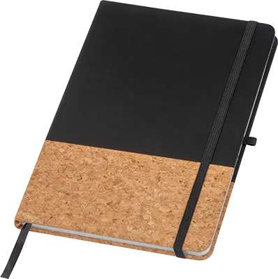 160 oldalas A5 parafa jegyzetfüzet - Fekete