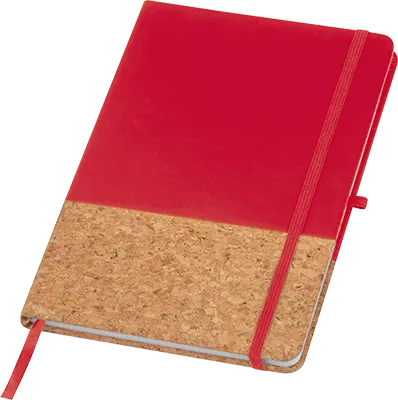 160 oldalas A5 parafa jegyzetfüzet - Piros