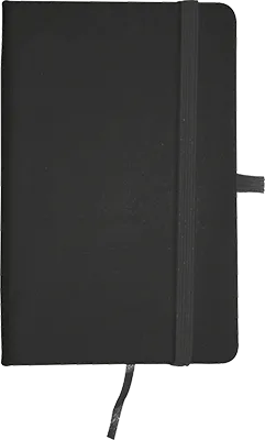 190 oldalas A6 jegyzetfüzet - Fekete