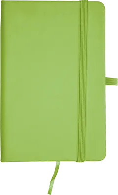 190 oldalas A6 jegyzetfüzet - Világos Zöld