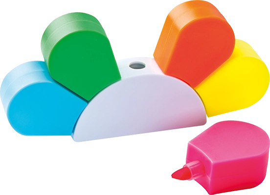 Virág alakú szövegkiemelő - Fehér