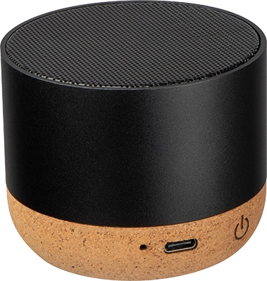 Bluetooth hangszóró újrahasznosított alumíniumból - Fekete