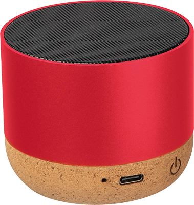 Bluetooth hangszóró újrahasznosított alumíniumból - Piros