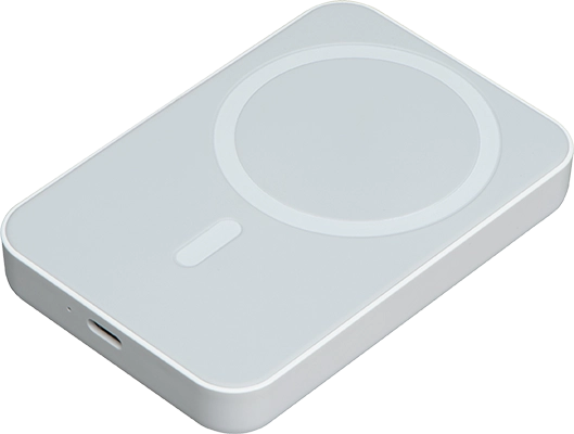 5 000 mAh vezeték nélküli powerbank - Fehér