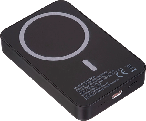 10000 mAh RABS powerbank - Fekete