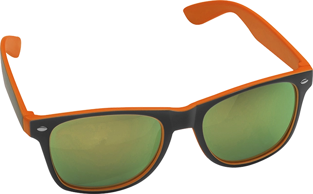 Napszemüveg kétszínű kerettel - Narancssárga