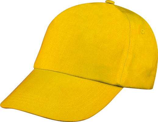 Vászon baseball sapka - Sárga
