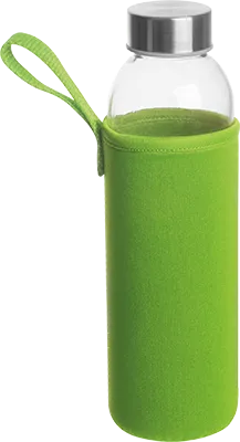 500 ml ivópalack neoprén tokban - Világos Zöld