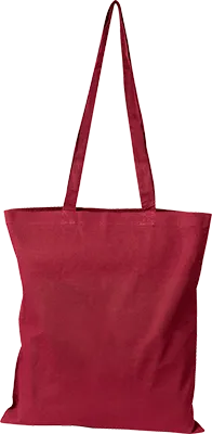 140 g/m² hosszúfülű vászontáska - Bordó