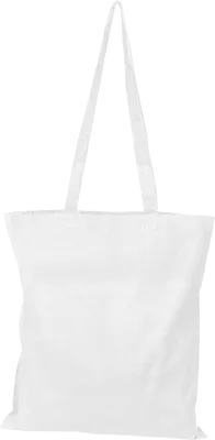 140 g/m² hosszúfülű vászontáska - Fehér