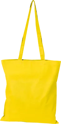 140 g/m² hosszúfülű vászontáska - Sárga