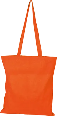 140 g/m² hosszúfülű vászontáska - Narancssárga