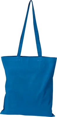 140 g/m² hosszúfülű vászontáska - Világos Kék