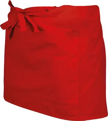 180 g/m² pamut pincérkötény - Piros