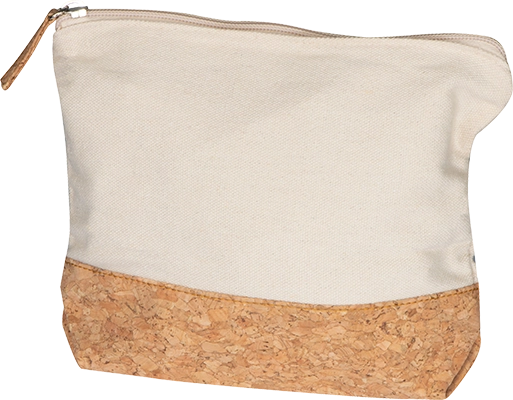 Pamut kozmetikai táska - Bézs