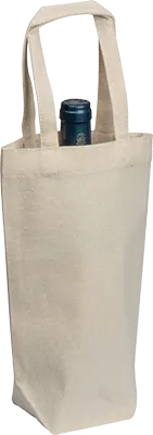 Ajándéktáska palackhoz - Bézs