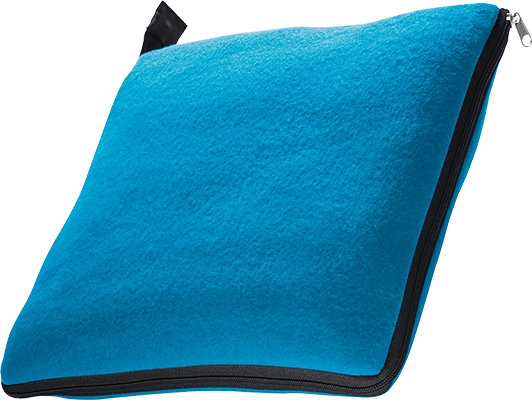 2in1 polár takaró és párna - Kék