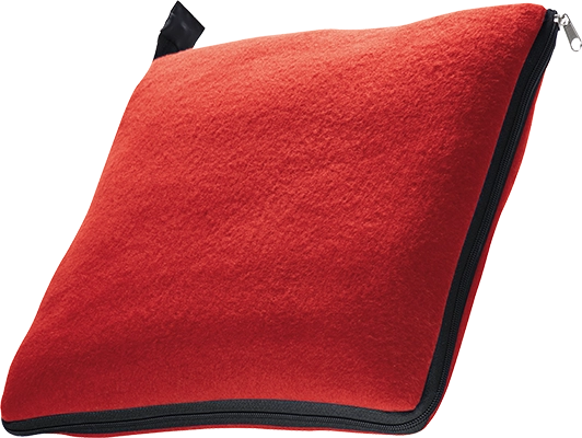 2in1 polár takaró és párna - Piros