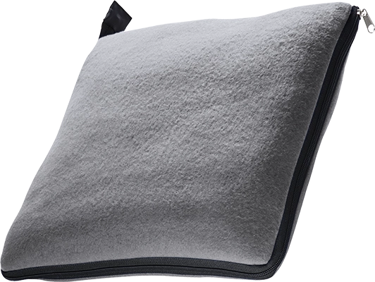 2in1 polár takaró és párna - Szürke