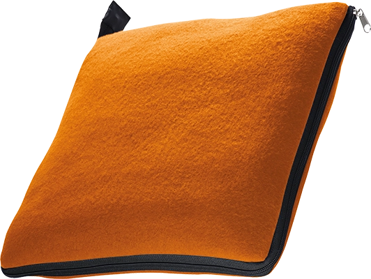 2in1 polár takaró és párna - Narancssárga