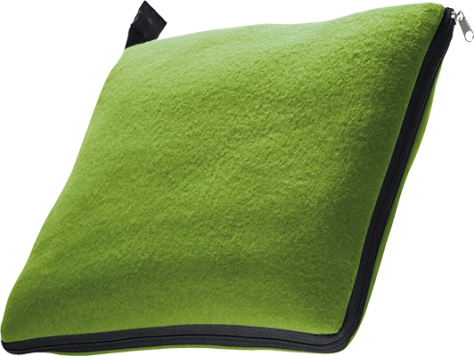 2in1 polár takaró és párna - Világos Zöld