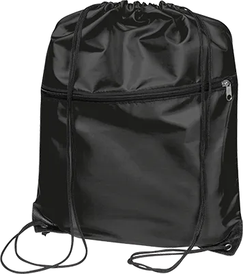 RPET vízálló tornazsák - Fekete