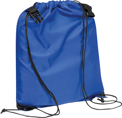 Vízlepergető RPET tornazsák csatos zárással - Kék