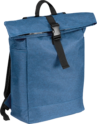 Roll-top futár hátizsák - Kék