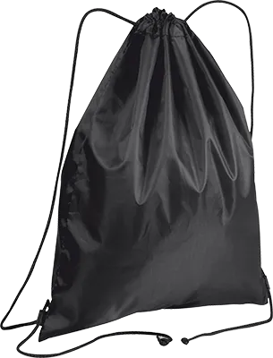 Tornazsák újrahasznosított poliészterből - Fekete