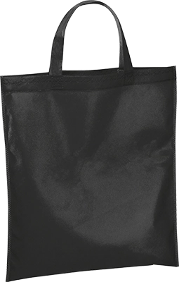 80  g/m² RPET non-woven bevásárlótáska - Fekete