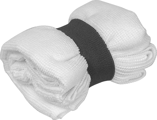 Mikroszálas törölköző (90 x 40 cm) 160 g/m² - Fehér