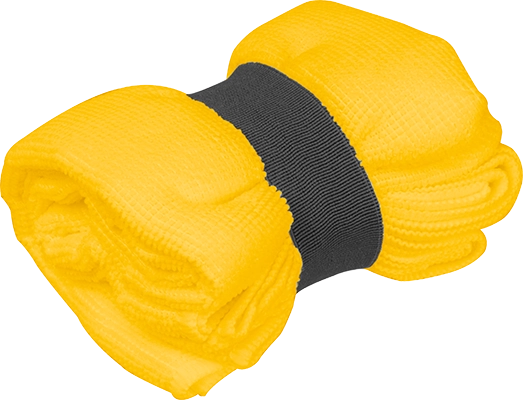 Mikroszálas törölköző (90 x 40 cm) 160 g/m² - Sárga