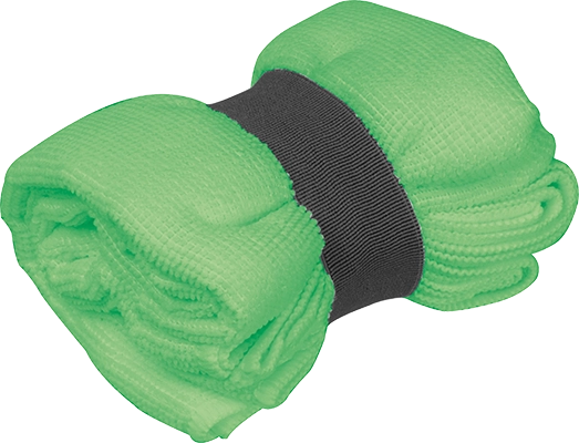 Mikroszálas törölköző (90 x 40 cm) 160 g/m² - Zöld