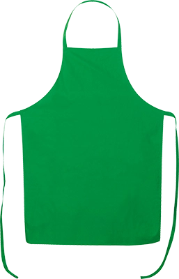 170 g/m² pamut kötény - Zöld