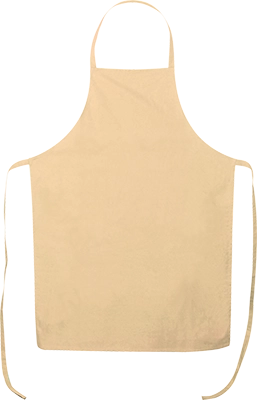 170 g/m² pamut kötény - Bézs