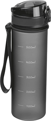 570 ml tritán ivópalack - Fekete