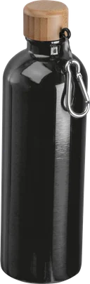 750 ml rozsdamentes acél ivópalack - Fekete