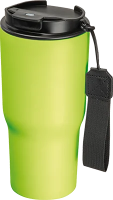 550 ml acél termoszbögre hordozópánttal - Világos Zöld