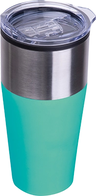 600 ml duplafalú termoszbögre - Türkiz