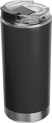 480 ml acél utazóbögre - Fekete