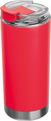 480 ml acél utazóbögre - Piros