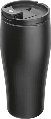 500 ml acél termoszbögre - Fekete