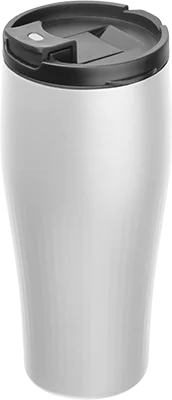 500 ml acél termoszbögre - Fehér