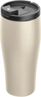 500 ml acél termoszbögre - Bézs
