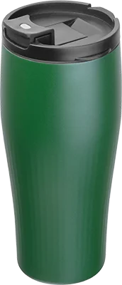 500 ml acél termoszbögre - Sötétzöld